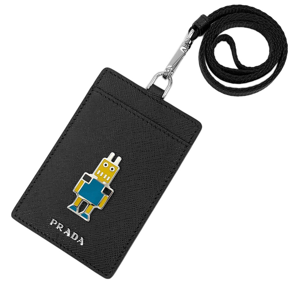 PRADA】IDカードケース ブラック | www.jarussi.com.br