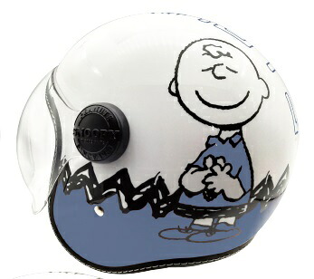 ジェットシールドヘルメット SNOOPY&Charlie Brown ブルー 57-58cm SNJ-111 AXS｜上野バイク用品専門店 カムカム