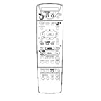 【中古】シャープ DVD DV-RW100用リモコン送信機 0046380080|Come to Store
