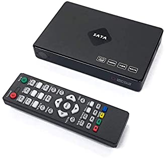 【中古】ポータブルマルチメディアプレーヤー フルHD対応 2.5インチHDD内蔵可 メモリカード再生機能 HDMI/VGA/AV出力 Blu-ray対応 リモコ