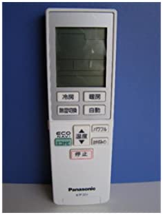 【中古】パナソニック エアコンリモコン A75C3609
