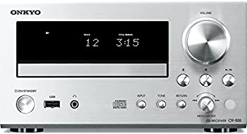【中古】ONKYO CDラジオ受信機アンプリファイアー CR-555(S)