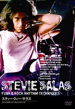【中古】STEVIE SARAS スティービー・サラス FUNK&ROCK RHYTHMTECHNIQUES [DVD]｜Come to Store