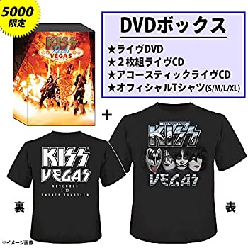 【中古】キッス・ロックス・ヴェガス【5000セット完全限定生産DVD+2枚組CD+アコースティックCD+Tシャツ(Lサイズのみ)(日本先行発売/日本語字幕付き/日本