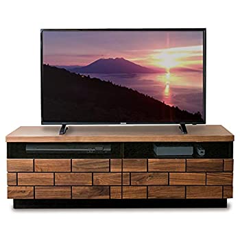 中古 40 43型推奨 アイリスプラザ テレビ台 テレビボード ローボード 幅約1cm 奥行40cm 高さ39cm 24型 26型 32型 ブラウン 天然木 引き出し付き Mozago Com