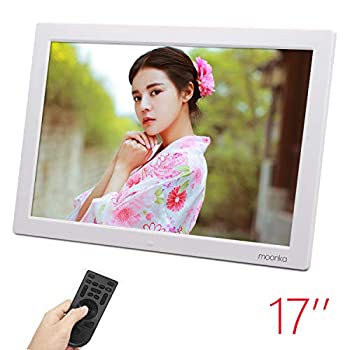 中古 Moonka 17インチ デジタルフォトフレーム ポスターフレーム1280 800p 解像度 広視野角 Hdmi入力 リモコン操作 店頭モニター 写真 動画 音楽 カ Mergertraininginstitute Com