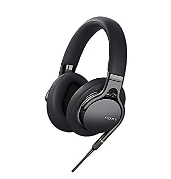 【中古】ソニー SONY ヘッドホン MDR-1AM2 B : ハイレゾ 密閉型 折りたたみ式 ケーブル着脱式/バランス接続 Φ4.4ケーブル同梱 リモコン/マ