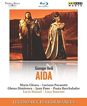 【中古】Verdi:Aida [Maria Chiara; Luciano Pavarotti; Ghena Dimitrova; Juan Pons; Paata Burchuladze] [ARTHAUS] [Blu-ray]｜Come to Store