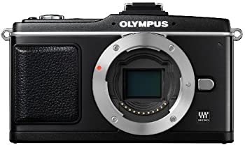 【中古】OLYMPUS ミラーレス一眼 PEN E-P2 ボディ ブラック E-P2BODY-BLK|Come to Store