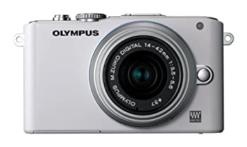 【中古】OLYMPUS ミラーレス一眼 PEN Lite E-PL3 レンズキット ホワイト E-PL3 LKIT WHT|Come to Store