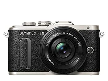 OLYMPUS ミラーレス一眼 E-PL8 レンズキット ブラック カメラ・ビデオ