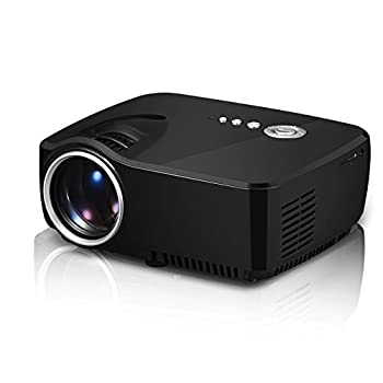 【中古】ポータブルミニプロジェクターLED映写機1800lm800x480老人ホーム第八芸術HDMI USB VGAプロジェクタープロジェクション100inch映写幕