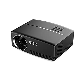 【中古】1080Pプロジェクション180inch（最大限度）映写幕LED映写機1800lm800 * 480絵素（固定ディスク-IN VGA AV USBリモートノートブックノー
