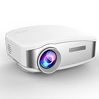 CHEERLUXミニLEDプロジェクター ホームシネマC6 1200ルーメン 1080PフルHD映写機 iPhone iPad android USB VGA HDMI AV MicroUSB TV入力対応