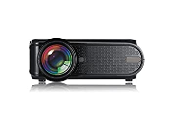 【中古】ミニ LED 映写機 1200lm 800*480解像力 受け支える1080P 画面自然調整能力のある HDMI/VGA/AV/USB/SD スマホ/経口避妊薬など相応う ホームシアタ