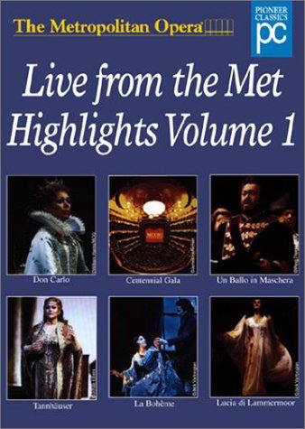 【中古】Live From the Met Highlights 1 [DVD]｜Come to Store