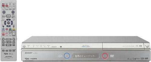 【中古】SHARP AQUOS 地上・BS・110度CSデジタルハイビジョンチューナー内蔵 HDD500GB DV-ARW15｜Come to Store