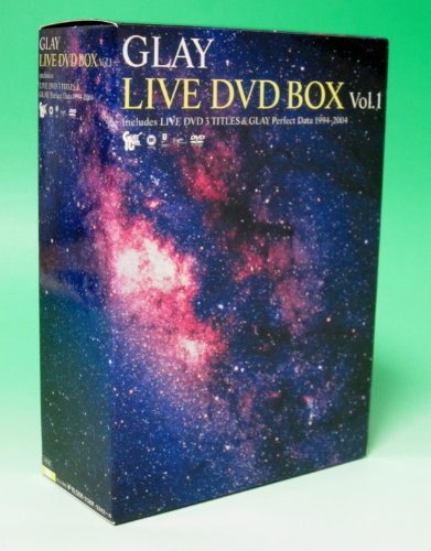 【中古】GLAY LIVE DVD BOX Vol.1(includes LIVE DVD 3TITLES & GLAY Perfect Data 1994-2004)