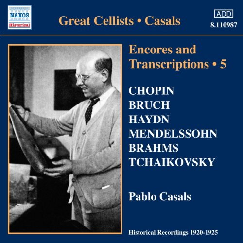【中古】パブロ・カザルス:アンコールと編曲 5 (1920 - 1924)｜Come to Store