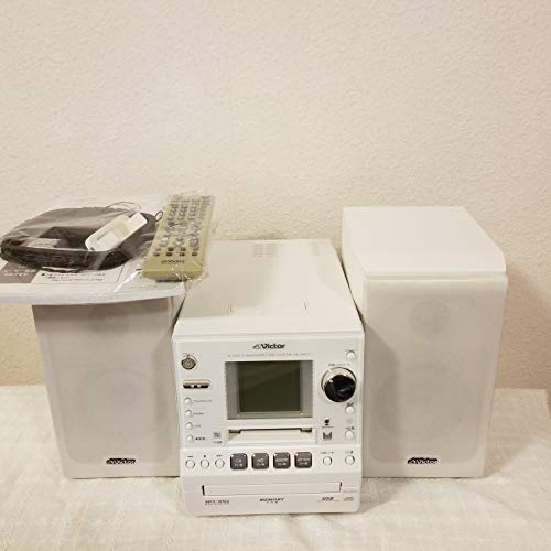 【中古】JVCケンウッド ビクター マイクロコンポーネントMDメモリーシステム ホワイト UX-GM77-W|Come to Store