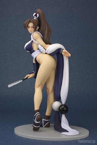 【中古】マックスファクトリー(Max Factory) 西村キヌコレクション 不知火 舞 WF2007夏 限定エクストラカラーＶＥＲ 紺色(1/6スケールPVC塗装済み完成品）