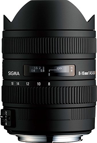 【中古】SIGMA 超広角ズームレンズ 8-16mm F4.5-5.6 DC HSM キヤノン用 APS-C専用 203542