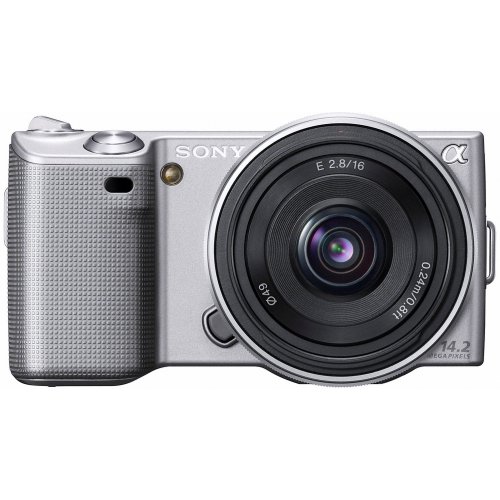 【中古】ソニー デジタル一眼α NEX-5 薄型広角レンズキット シルバー NEX-5A/S