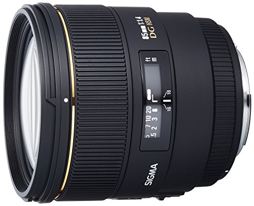 【中古】SIGMA 単焦点中望遠レンズ 85mm F1.4 EX DG HSM ニコン用 フルサイズ対応 320553