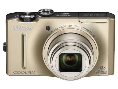 【中古】Nikon デジタルカメラ COOLPIX S8100 プレシャスゴールド S8100GL 1210万画素 光学10倍ズーム 広角30mm 3.0型液晶 裏面照射型CMOS｜Come to Store