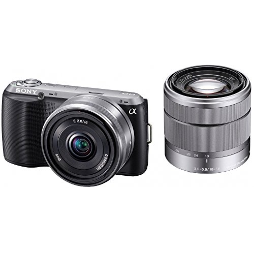 【中古】SONY ミラーレス一眼 α NEX-C3 ダブルレンズキット E 16mm F2.8+E 18-55mm F3.5-5.6 OSS付属 ブラック NEX-C3D/B 48,122円