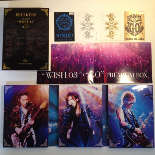 【中古】BREAKERZ LIVE 2011WISH 03+GOPREMIUM BOX (5枚組 BOX)(完全限定生産盤) [DVD]｜Come to Store