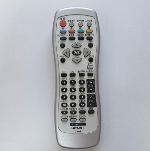 【中古】日立 デジタルテレビリモコン C-H18