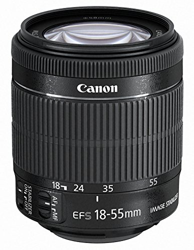 【中古】Canon 標準ズームレンズ EF-S18-55mm F3.5-5.6 IS STM APS-C対応