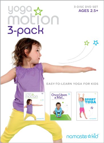 【中古】Yoga Motion 3-pack - Kids Yoga DVD 3-disc Set|Come to Store