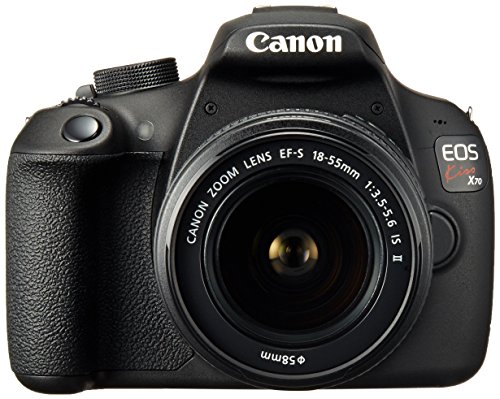 【中古】Canon デジタル一眼レフカメラ EOS Kiss X70 レンズキット EF-S18-55mm F3.5-5.6 IS II付属 ブラック KISSX70-1855IS2LK|Come to Store