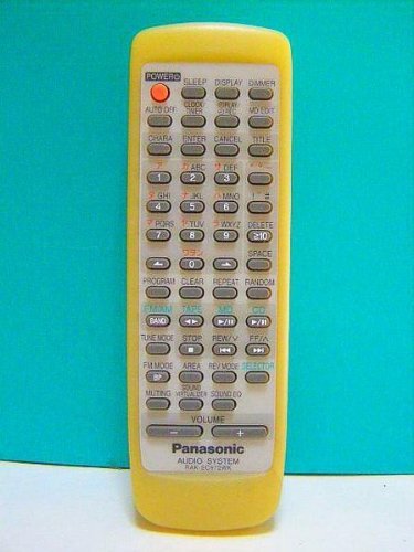 【中古】パナソニック オーディオリモコン RAK-SC972WK