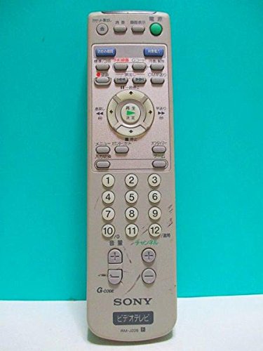【中古】ソニー テレビリモコン RM-J228