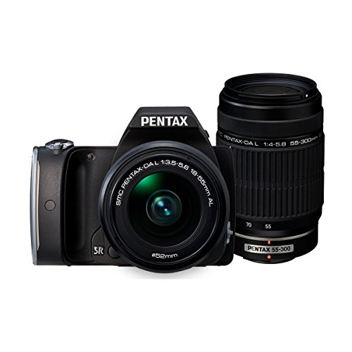 【中古】RICOH デジタル一眼レフ PENTAX K-S1 300ダブルズームキット [DAL18-55mm・DAL55-300mm] ブラック PENTAX K-S1 300WZOOM KIT BLACK 06434