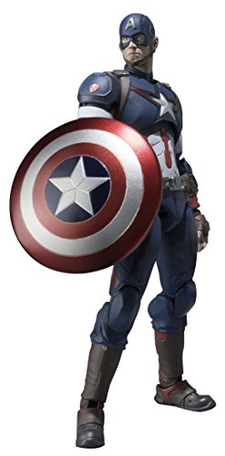 【中古】S.H.フィギュアーツ アベンジャーズ キャプテン・アメリカ 約155mm ABS&PVC製 塗装済み可動フィギュア
