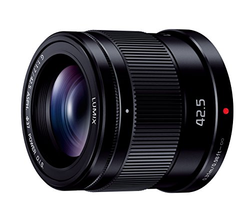 【中古】パナソニック(Panasonic) 単焦点 中望遠レンズ マイクロフォーサーズ用 ルミックス G 42.5mm/ F1.7 ASPH. / POWER O.I.S. ブラック H-HS043-K