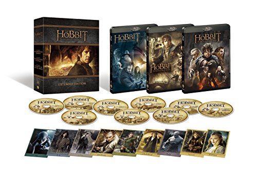 【中古】ホビット エクステンデッド・エディション トリロジーBOX ブルーレイ版(9枚組/デジタルコピー付) [Blu-ray] 41,342円