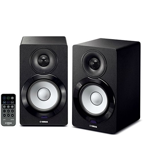 【中古】ヤマハ ネットワーク・パワードスピーカー アンプ内蔵/USB DAC/Wi-Fi/Bluetooth/ハイレゾ音源対応 (左右1組) ブラック NX-N500(B)|Come to Store