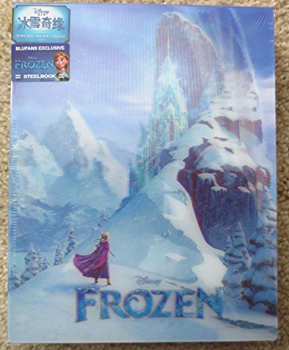 【中古】Frozen [Blu-ray 3D/Blu-ray Steelbook BLUFANS ANNA Lenticular Exclusive Limited Edition; Only 700 Lenticula｜Come to Store