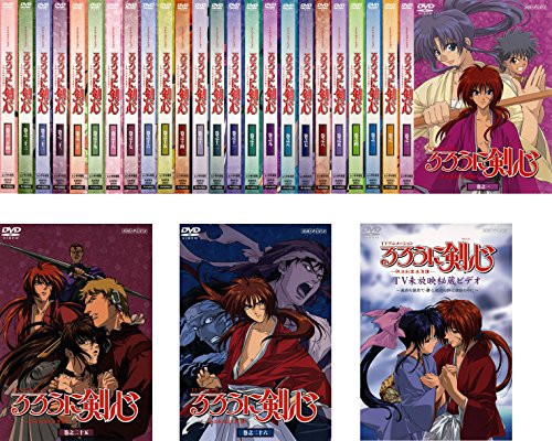 【中古】るろうに剣心 明治剣客浪漫譚 全26巻+TV未放送秘蔵ビデオ [レンタル落ち] 全27巻セット [マーケットプレイスDVDセット商品] 141,120円