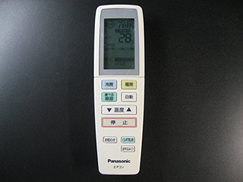【中古】パナソニック エアコンリモコン A75C3422