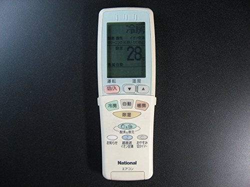 【中古】パナソニック エアコンリモコン A75C2406