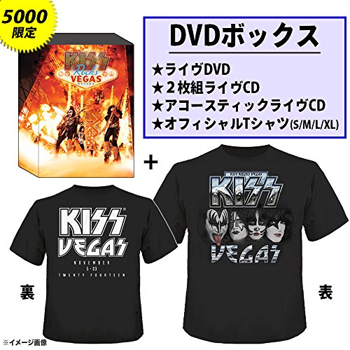 【中古】キッス・ロックス・ヴェガス【5000セット完全限定生産DVD+2枚組CD+アコースティックCD+Tシャツ(Lサイズのみ)(日本先行発売/日本語字幕付き/日本語解説書封入)】
