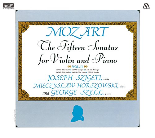 【中古】モーツァルト : ヴァイオリン・ソナタ集 II (Mozart : The Fifteen Sonatas for Violin and Piano Vol.II / Joseph Szigeti (violin