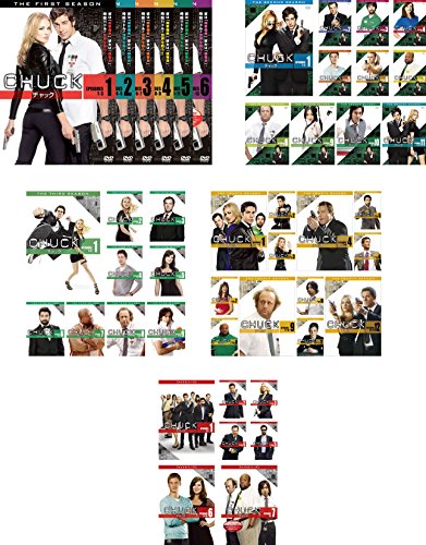 【中古】CHUCK チャック ファースト シーズン1、セカンド 2、サード 3、フォース 4、ファイナル [レンタル落ち] 全45巻セット [マーケットプレイスDVDセット商品]
