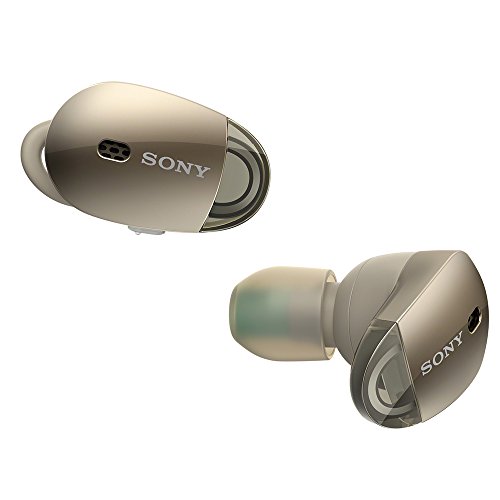 【中古】ソニー 完全ワイヤレスノイズキャンセリングイヤホン WF-1000X : Alexa搭載 Bluetooth対応 左右分離型 マイク付き 2017年モデル 360 Reality Audio認定モデル シャンパ｜Come to Store